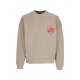 felpa girocollo uomo japan wave warrior crewneck VINTAGE SAND