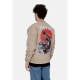 felpa girocollo uomo japan wave warrior crewneck VINTAGE SAND