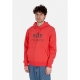 felpa cappuccio uomo basic hoodie TADIANT RED