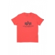 maglietta uomo basic tee RADIANT RED