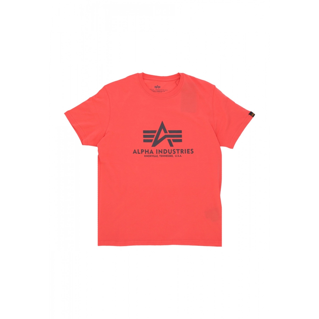 maglietta uomo basic tee RADIANT RED