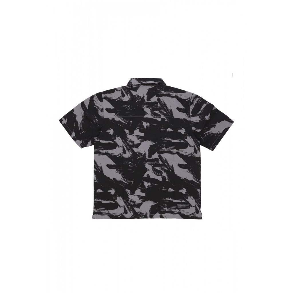 camicia manica corta uomo combat shirt BLACK/CAMO