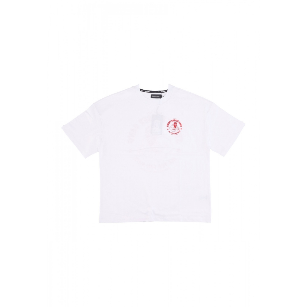 maglietta uomo street burger tee WHITE