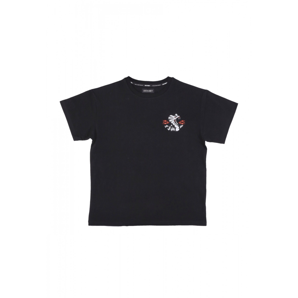 maglietta uomo snake tee BLACK