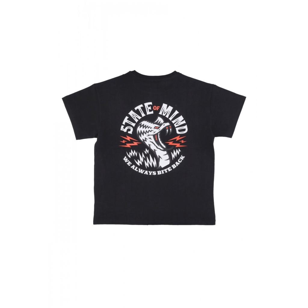 maglietta uomo snake tee BLACK