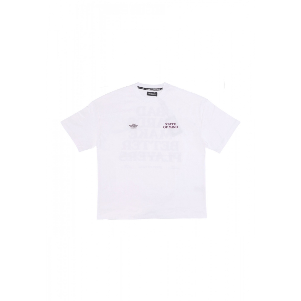 maglietta uomo bad card tee WHITE