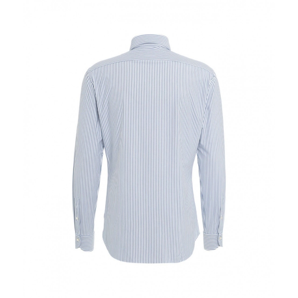 Camicia tailor in tessuto active blu