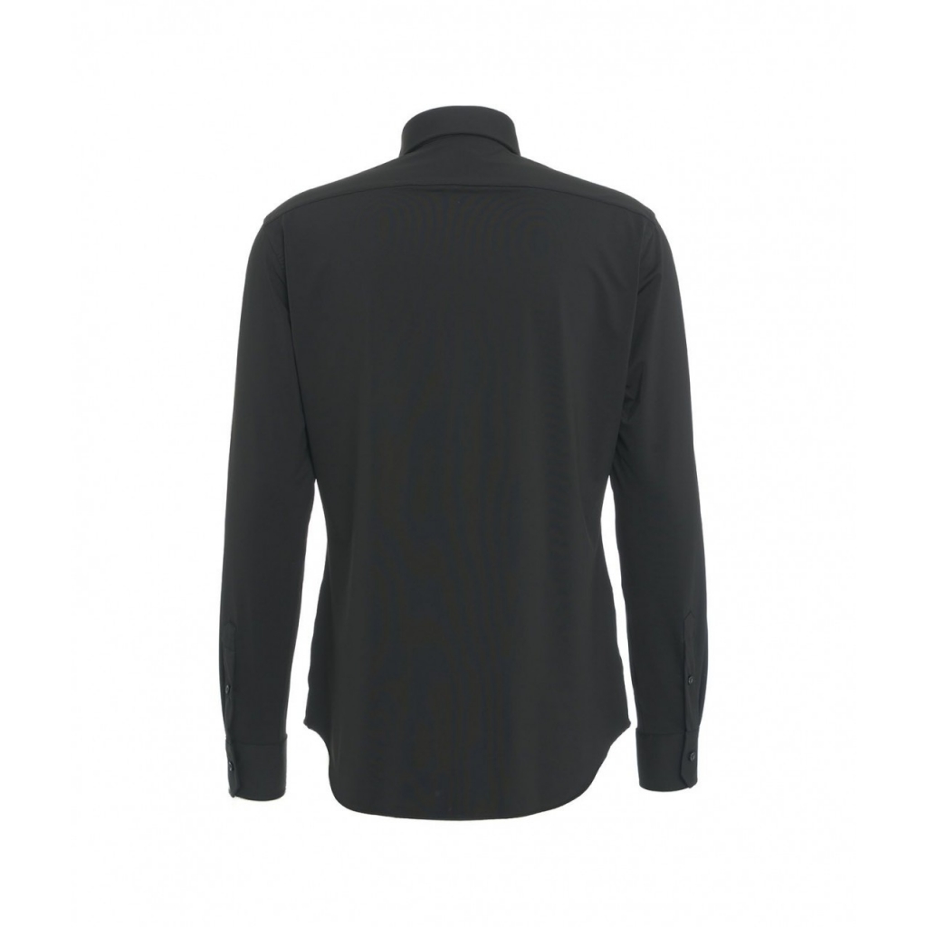 Camicia tailor in tessuto active nero