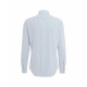 Camicia tailor in tessuto active blu