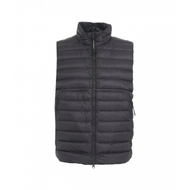 Gilet in piuma doca trapuntato nero