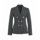 Blazer doppiopetto Alexia grigio scuro