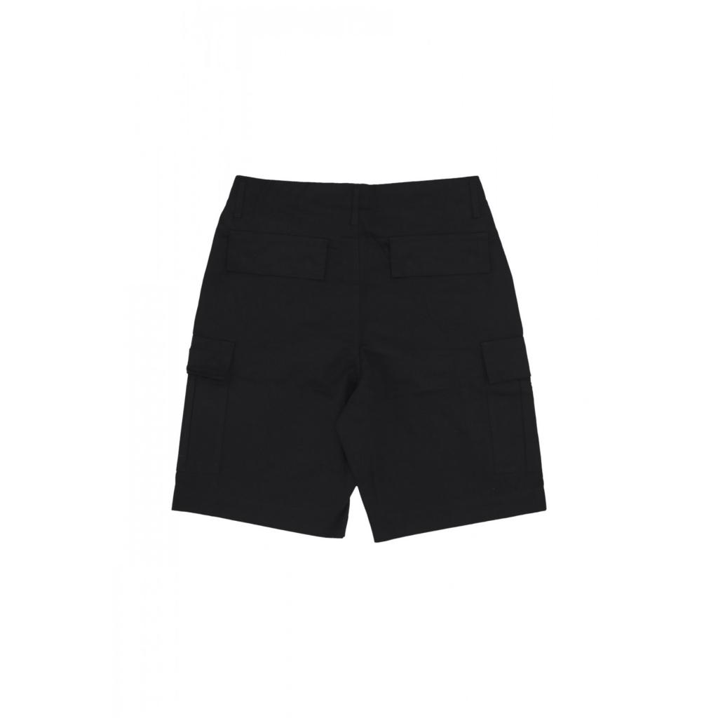 pantalone corto uomo desert commando cargo short ripstop BLACK