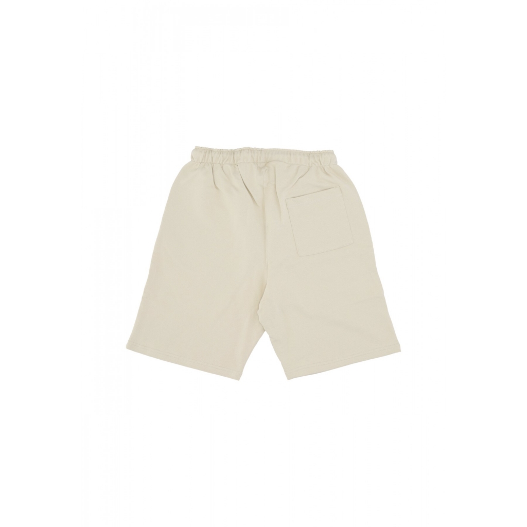 pantalone corto tuta uomo logo embroidery sweatshort GRAVEL