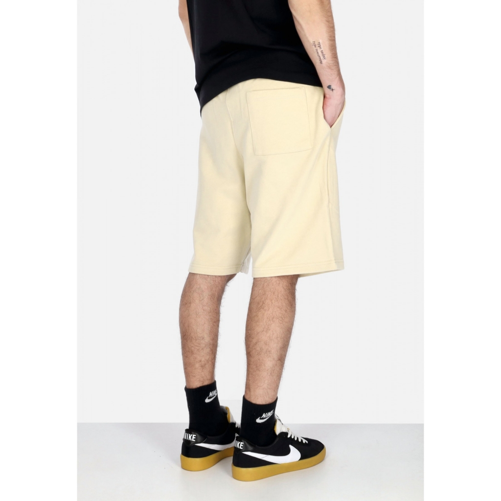 pantalone corto tuta uomo logo embroidery sweatshort GRAVEL