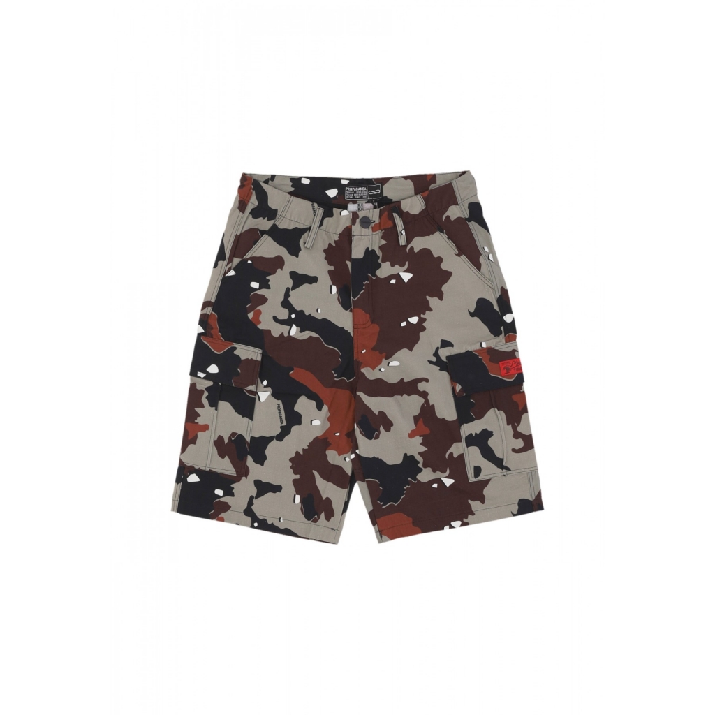 pantalone corto uomo desert commando cargo short ripstop CAMO