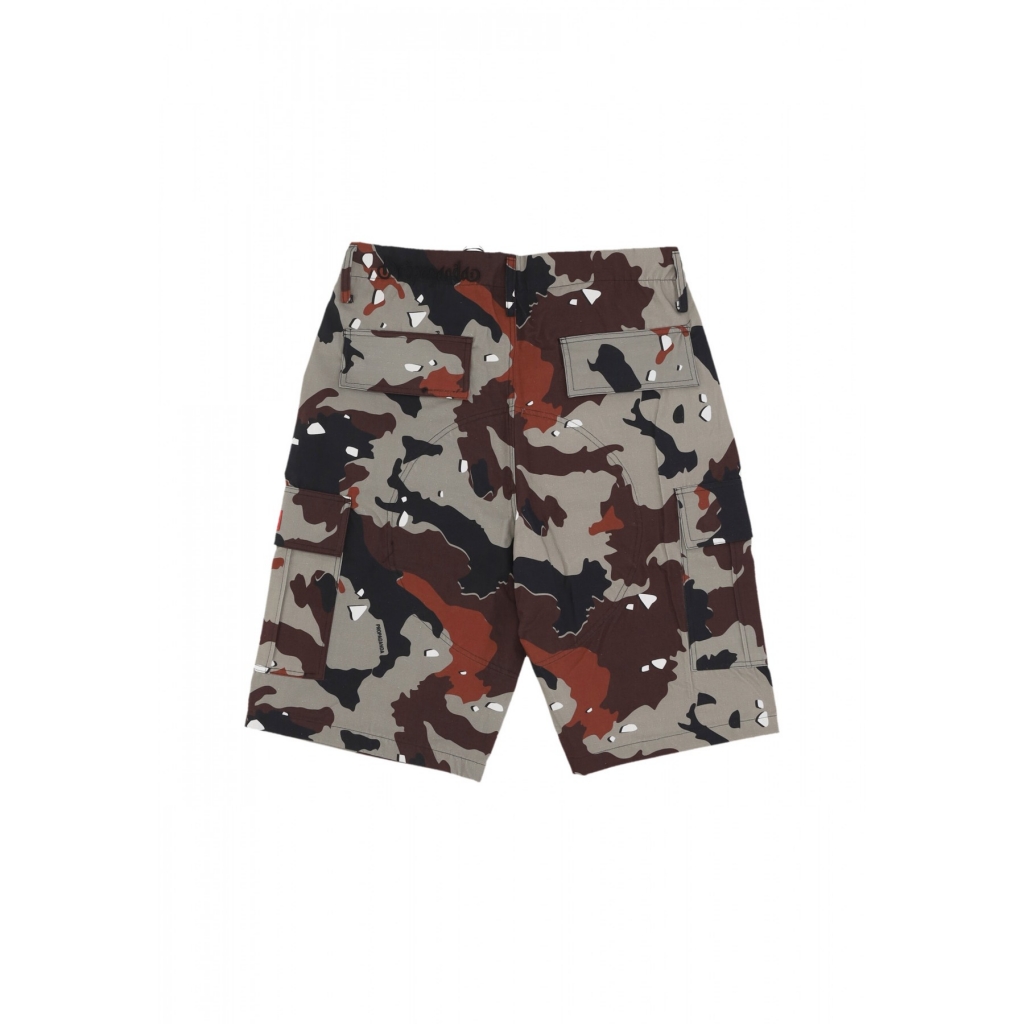 pantalone corto uomo desert commando cargo short ripstop CAMO