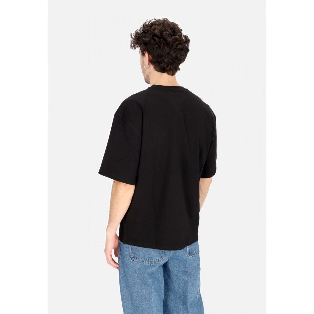 maglietta uomo college tee BLACK