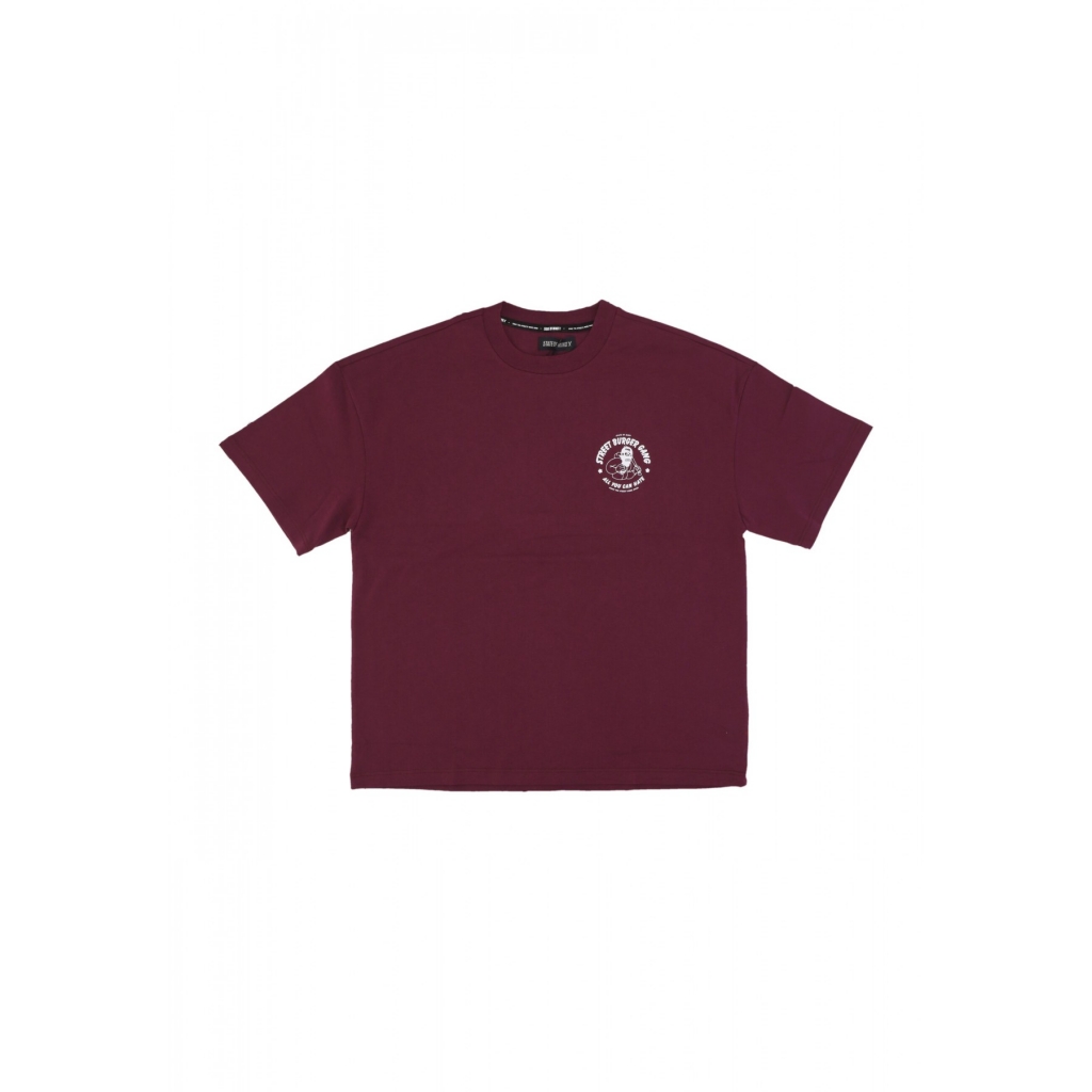 maglietta uomo street burger tee PLUM