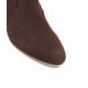 Stretch bootie Flareblock marrone scuro