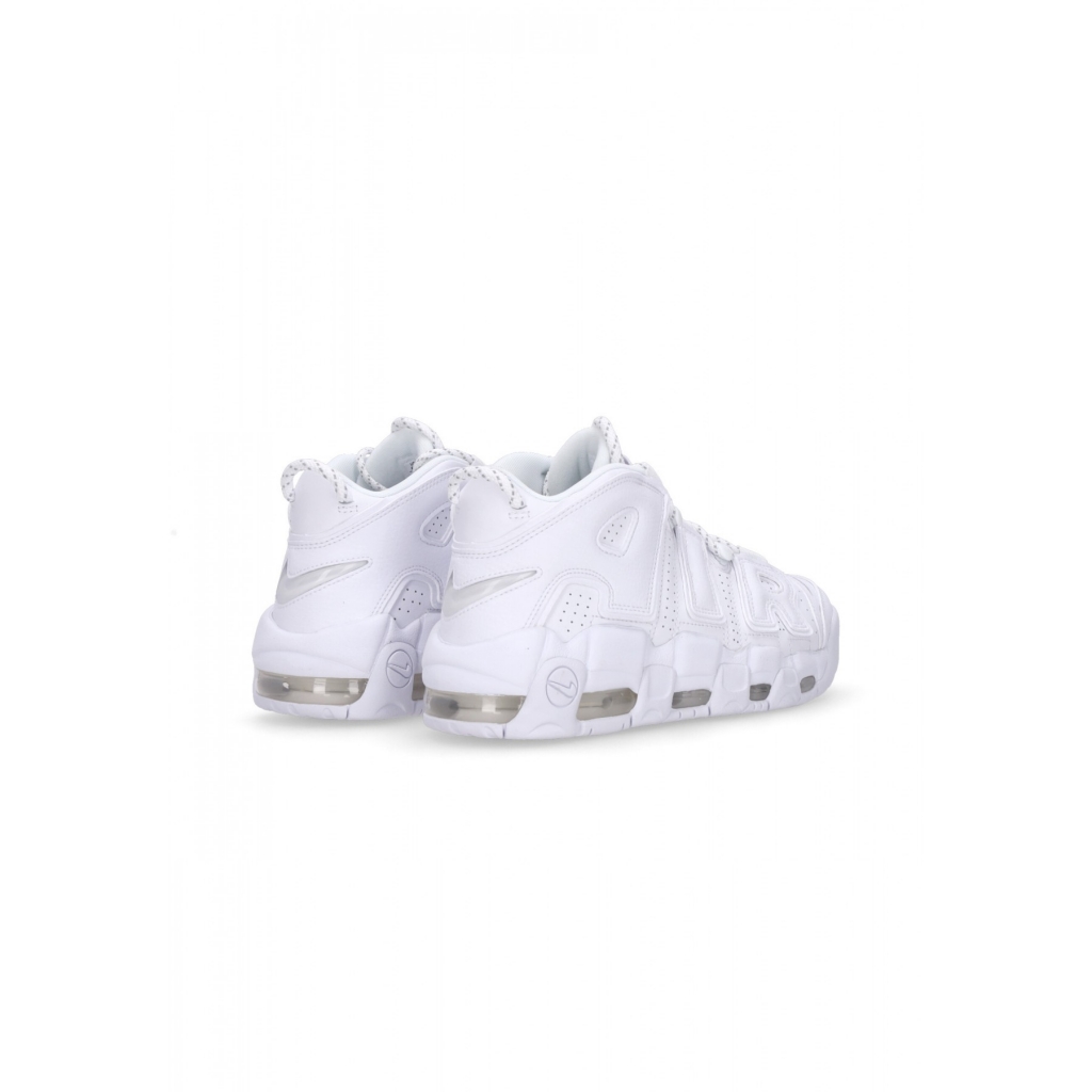 scarpa alta uomo air more uptempo 96 WHITE/WHITE/WHITE