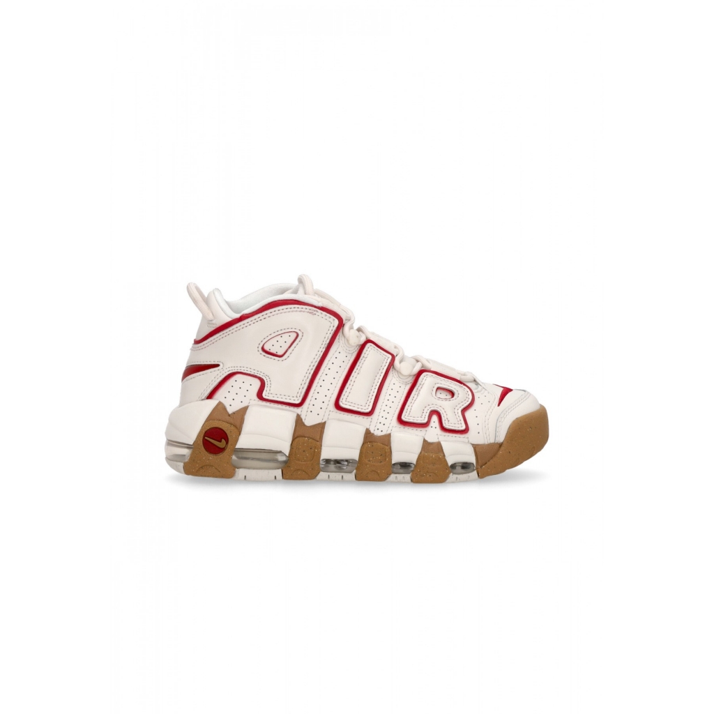 scarpa alta donna w air more uptempo PHANTOM/GYM RED/GUM LIGHT BROWN/CLEAR