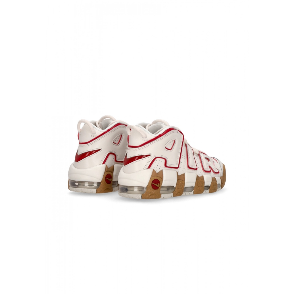 scarpa alta donna w air more uptempo PHANTOM/GYM RED/GUM LIGHT BROWN/CLEAR