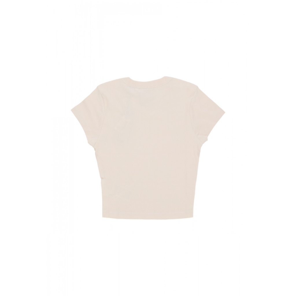 maglietta corta donna w yarnhill tee PARCHMENT