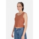 top donna w yarnhill crop top COPPER BROWN