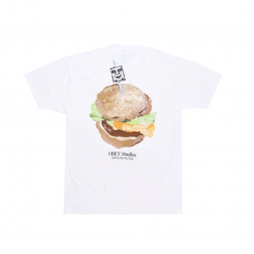maglietta uomo visual food for your mind classic tee WHITE
