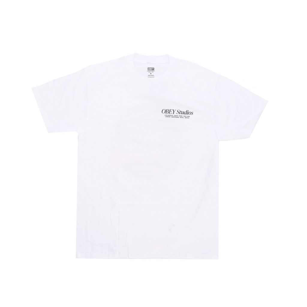 maglietta uomo visual food for your mind classic tee WHITE