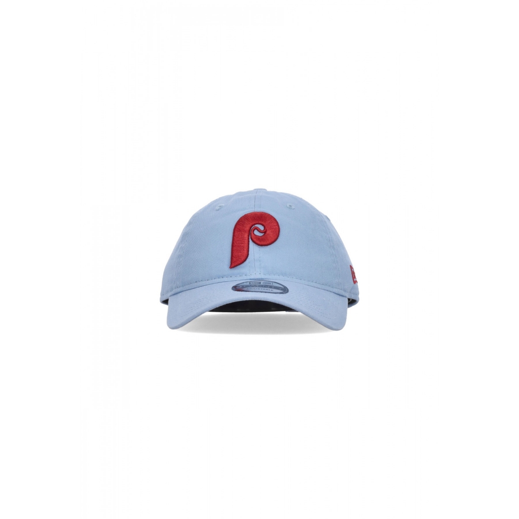 cappellino visiera curva uomo mlb core classic 920 phiphi SKY BLUE/RED