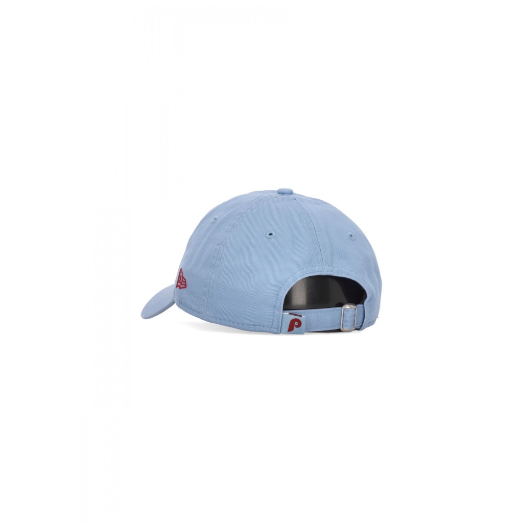 cappellino visiera curva uomo mlb core classic 920 phiphi SKY BLUE/RED