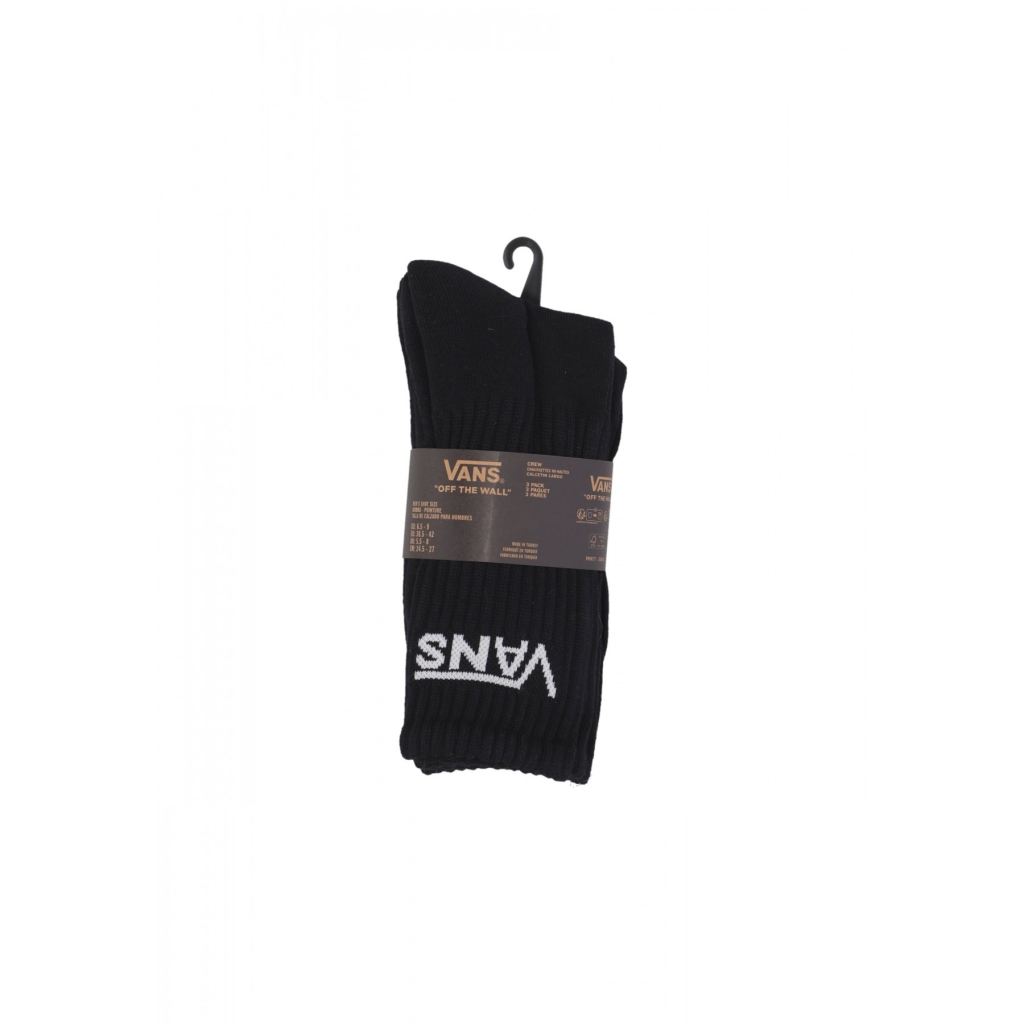 calza media uomo classic crew rox socks BLACK