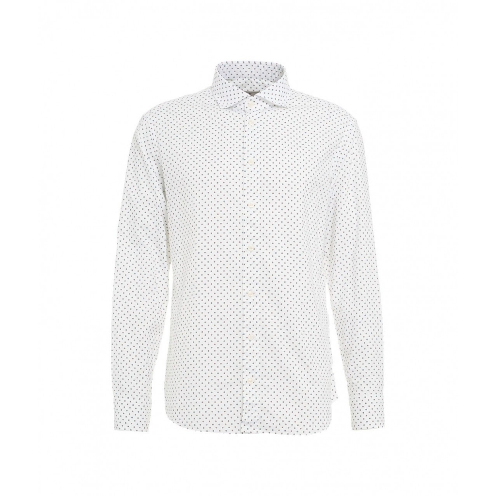 Camicia con stampa floreale bianco