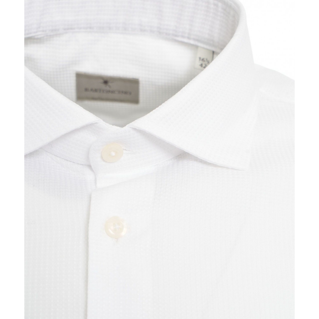 Camicia con struttura bianco