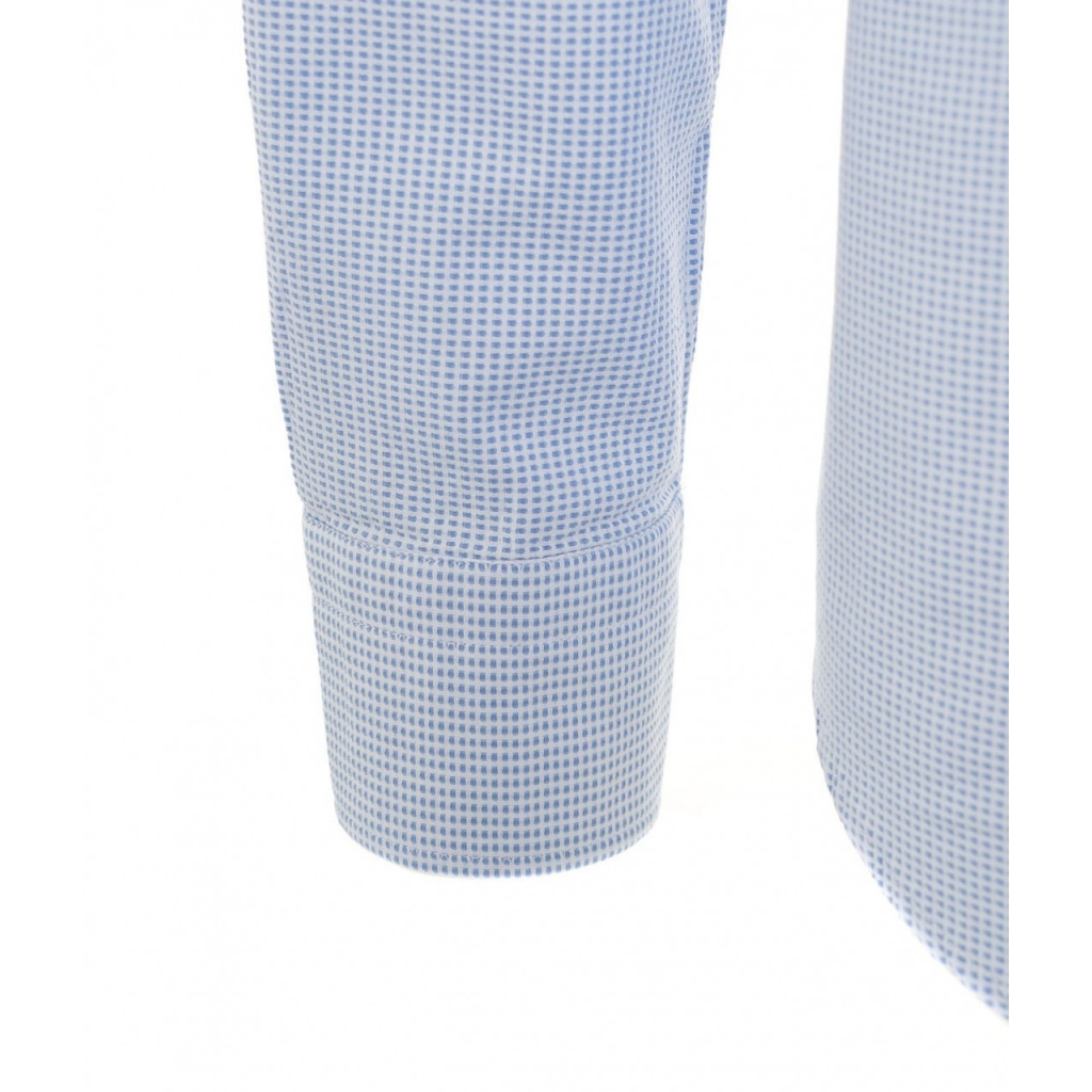 Camicia con struttura azzurro