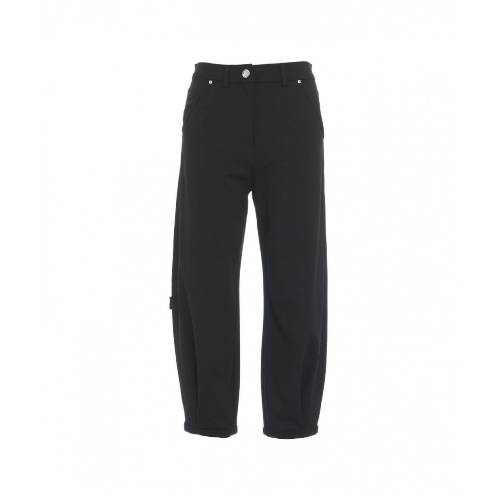 Pantalone punto stoffa nero