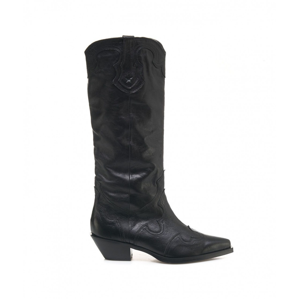 Western boots nero