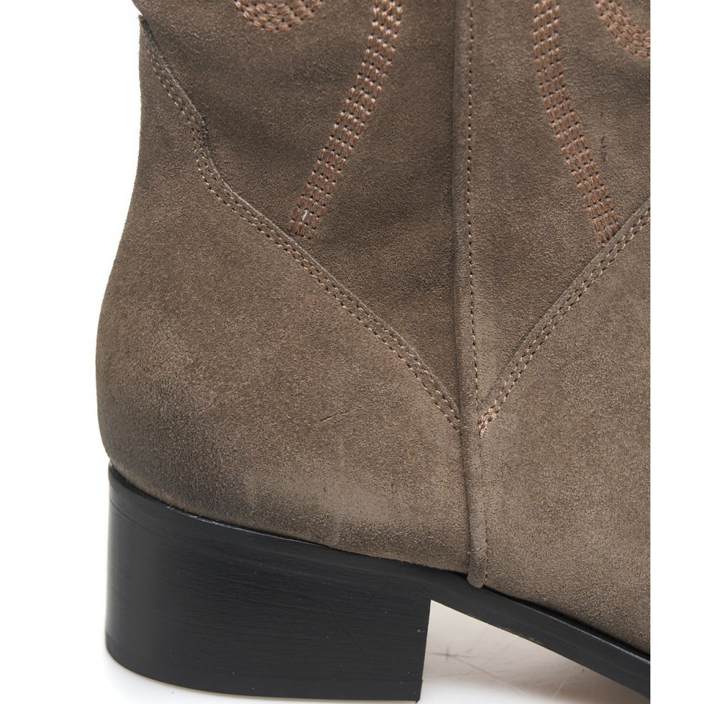 Western boots marrone