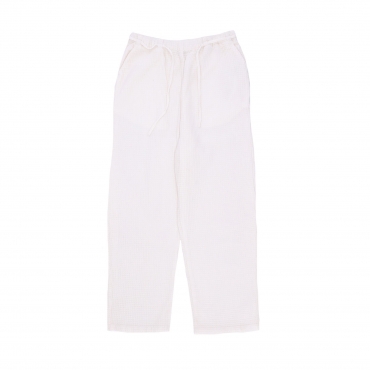 pantalone lungo donna camille waffle pant MUTED WHITE