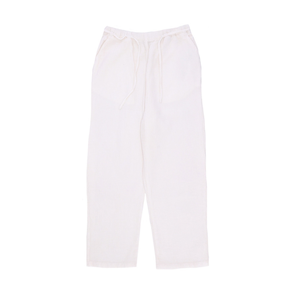 pantalone lungo donna camille waffle pant MUTED WHITE