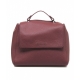 Borsa a mano in nappa Sveva Soft Small rosso