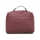 Borsa a mano in nappa Sveva Soft Small rosso