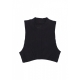 top donna w sportswear chill knit rib crop tank BLACK/BLACK