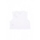 maglietta corta donna w sportswear club crop tee WHITE/BLACK