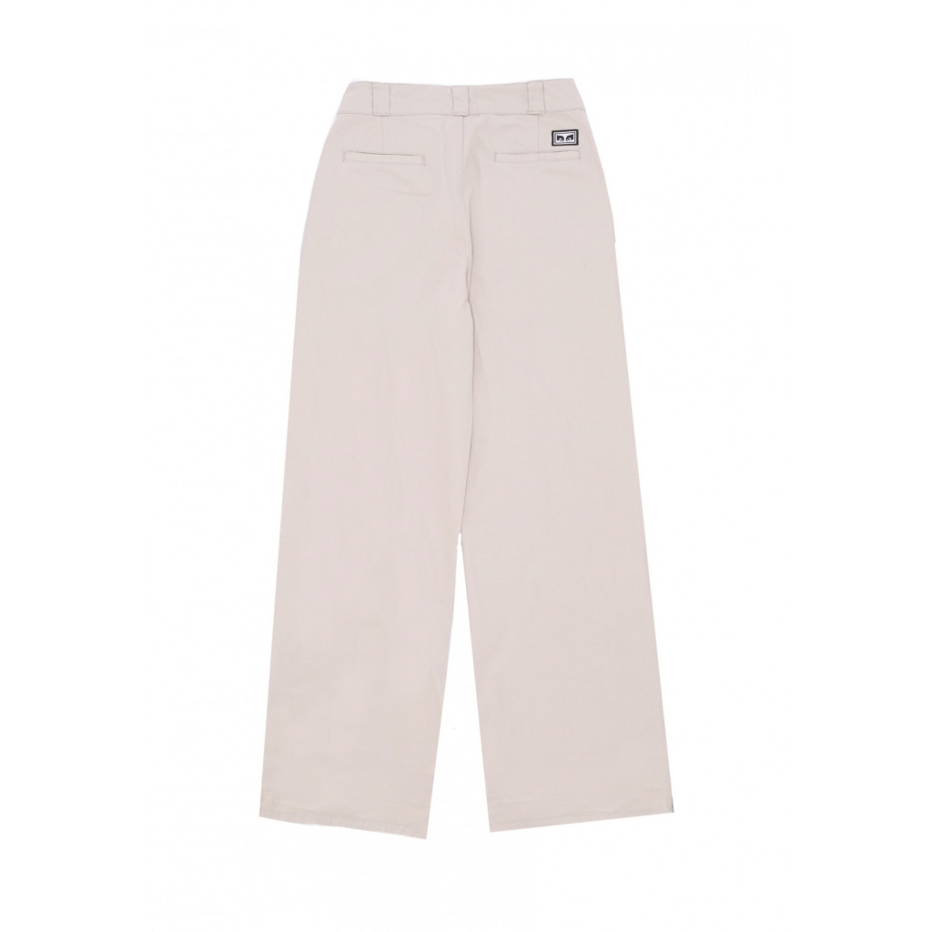 pantalone lungo donna mila work pant SILVER GREY