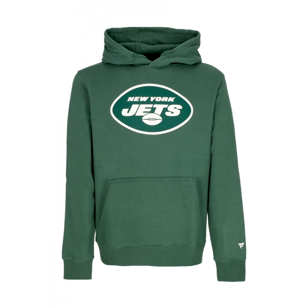 felpa cappuccio uomo nfl primary logo graphic hoodie neyjet DARK GREEN