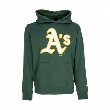 felpa cappuccio uomo mlb primary logo graphic hoodie oakath DARK GREEN