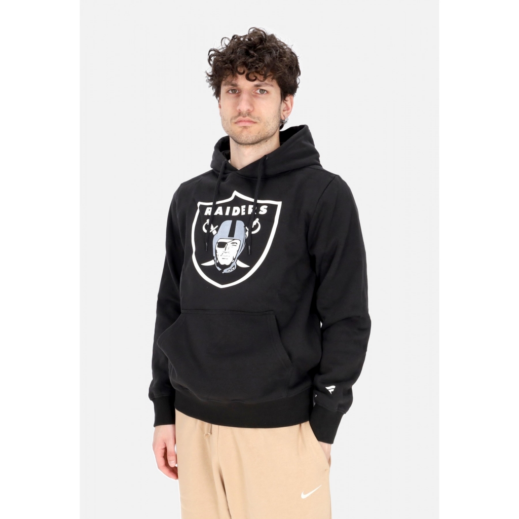 felpa cappuccio uomo nfl primary logo graphic hoodie lasrai BLACK