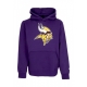 felpa cappuccio uomo nfl primary logo graphic hoodie minvik DARK PURPLE